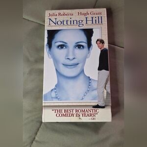 Notting Hill VHS – Julia Roberts & Hugh Grant – Vintage 1999 Romantic Comedy